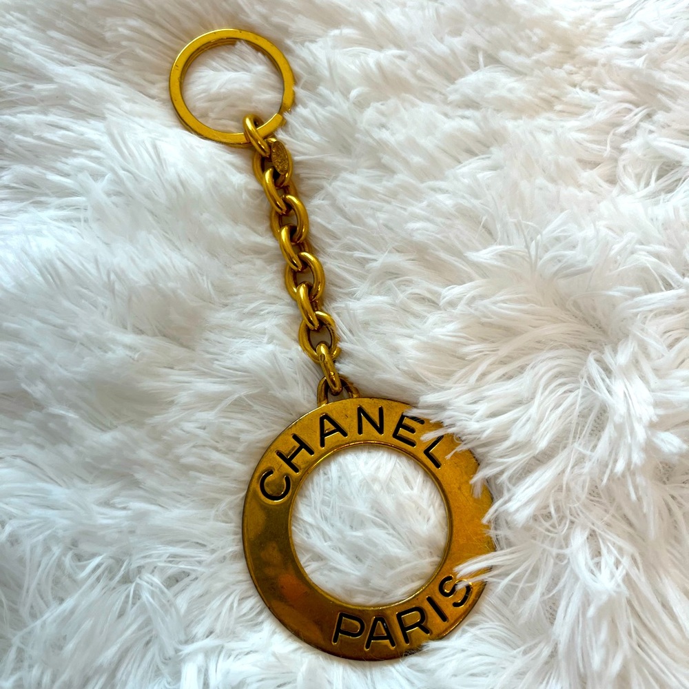 Authentic Chanel Key Ring Bag Charm